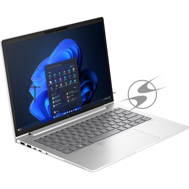HP EliteBook 640 G11 14(1920x1080)/Intel Core Ultra 5 125U(1.3Ghz)/16384Mb/512SSDGb/ Iris Xe Graphics/Cam/BT/WiFi/56WHr/war 1y/1.39kg/Pike Silver /DOS + EN Kbd