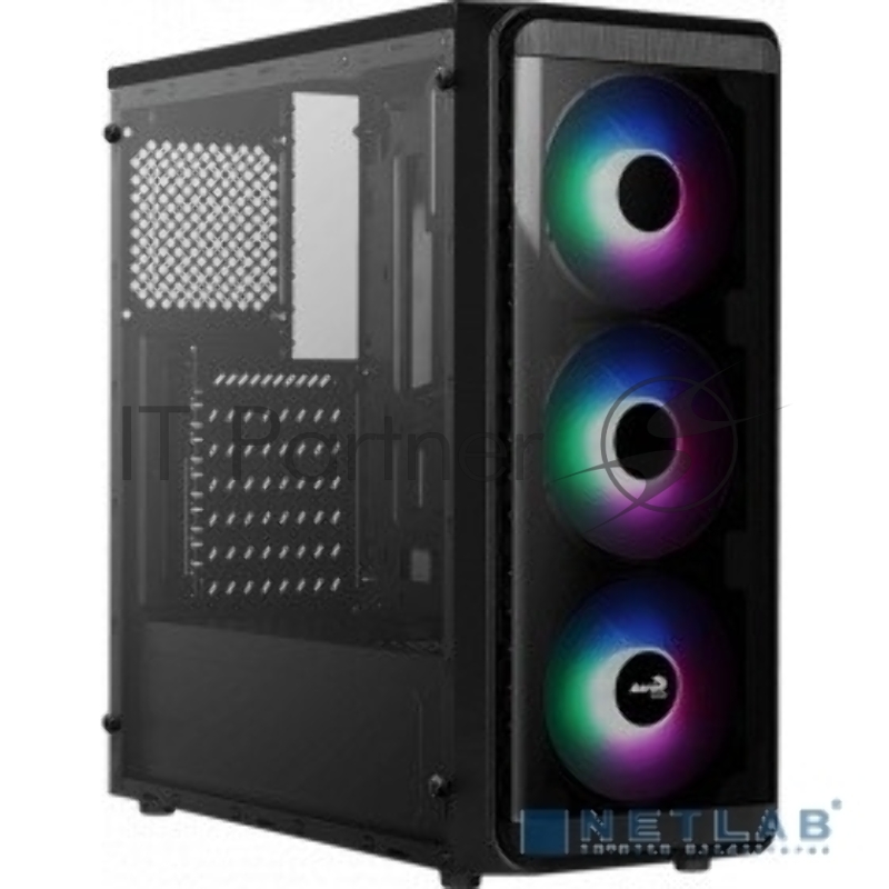Корпус Aerocool / Formula SI-5200 Frost (ATX, без БП, 1x USB3.0, 2x USB2.0, 3x Frost 12 fans)