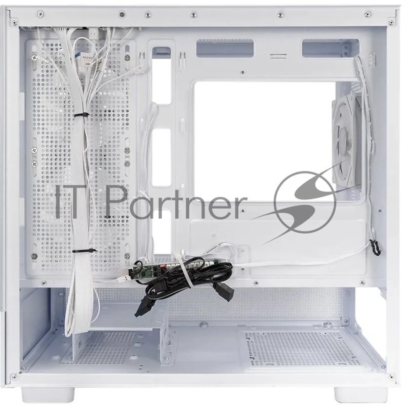 Корпус 1STPLAYER MIKU Mi5 ARGB White / mATX / 3x120mm ARGB fans / Mi5-WH-2FC7R-W-1FC7-W