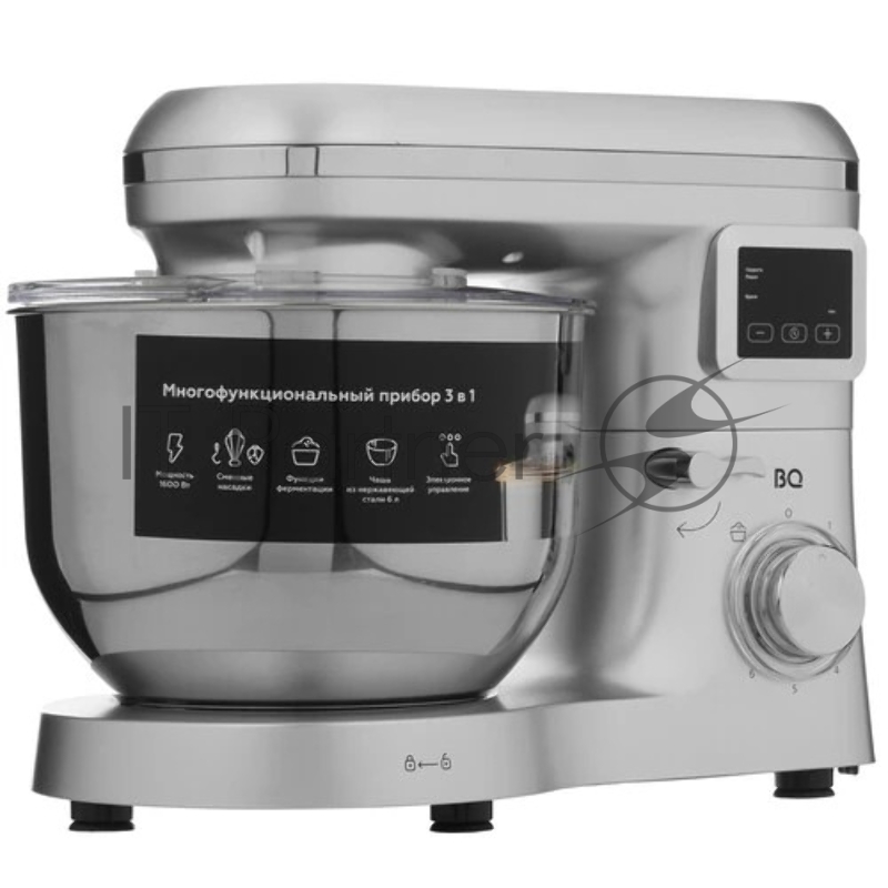 Миксер планетарный BQ MX640, 1600Вт, серебристый