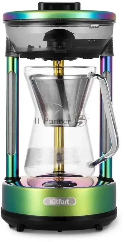 Кофеварка капельная Kitfort КТ-7488 600Вт зеленый