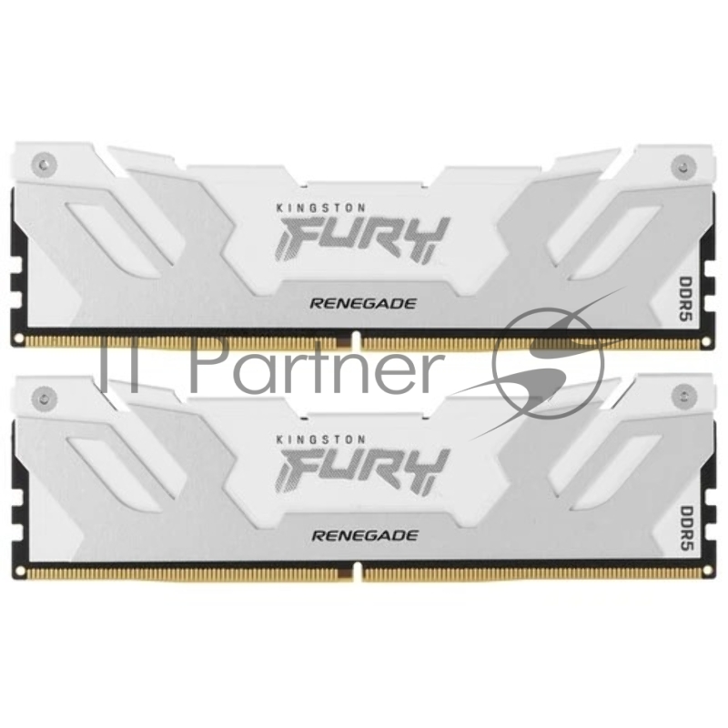 Модуль памяти Kingston FURY Renegade White XMP 32GB 7600MT/s DDR5 CL38 DIMM (Kit of 2) KF576C38RWK2-32