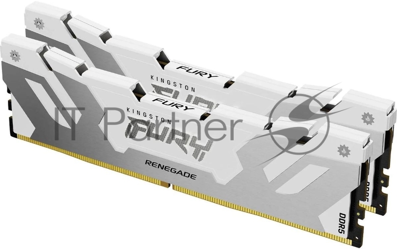 Модуль памяти Kingston FURY Renegade White XMP 32GB 7600MT/s DDR5 CL38 DIMM (Kit of 2) KF576C38RWK2-32