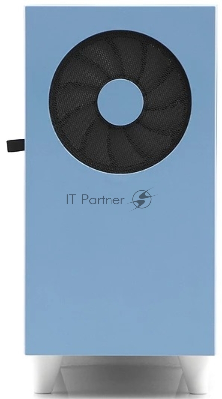 Корпус WIZMAX EM1 Woofer, mATX, mITX синий, Mini-Tower, без БП, TG, 1x160mm + 1x120mm LED, 1xUSB-A 3.0 + 2xUSB-A 2.0