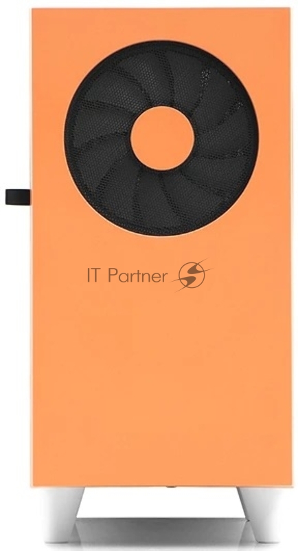 Корпус WIZMAX EM1 Woofer, mATX, mITX оранжевый, Mini-Tower, без БП, TG, 1x160mm + 1x120mm LED, 1xUSB-A 3.0 + 2xUSB-A 2.0