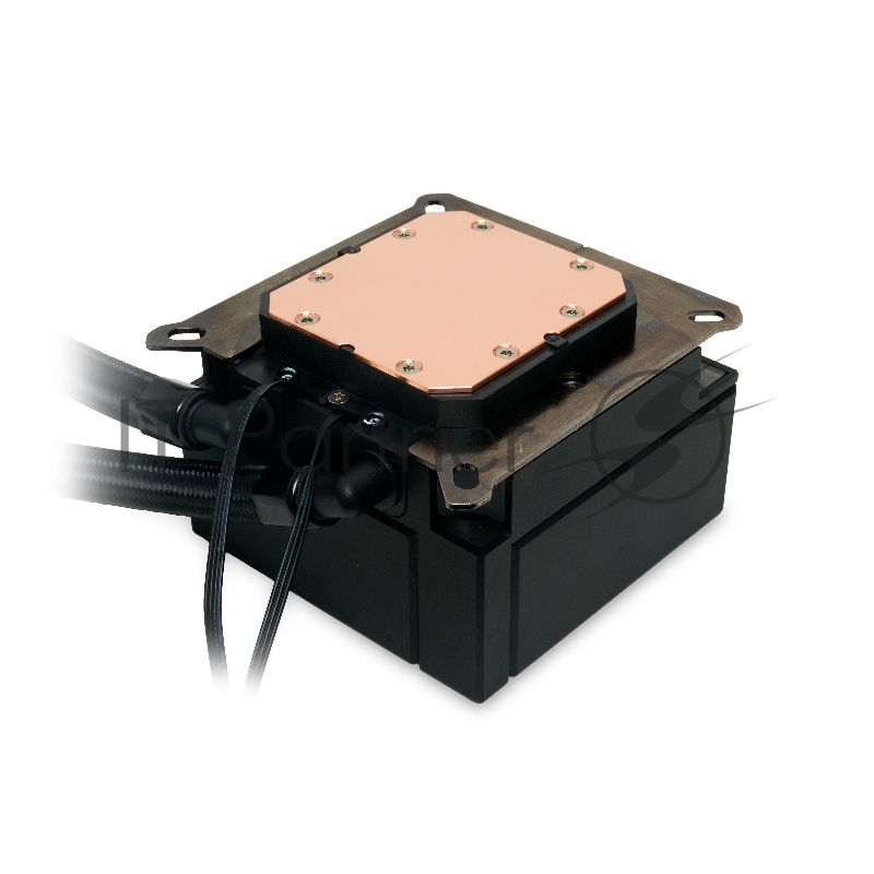 Водяное охлаждение для процессора/ Water Cooling System HSPD W1360 ARGB BLACK (300, 360mm, Black, ARGB/ Fans: 3x120mm, 71CFM, 27dBA, 1800RPM/ Pump height 62mm, 30dBA, 2500RPM, Rad thickness 27mm/ S: 1851, 1700, 1200, 20XX, 115X, AM5, AM4)