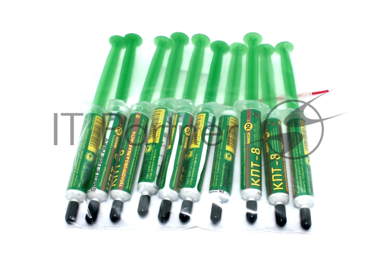 Термопаста КПТ-8 Connector шприц 10гр. 10 шт