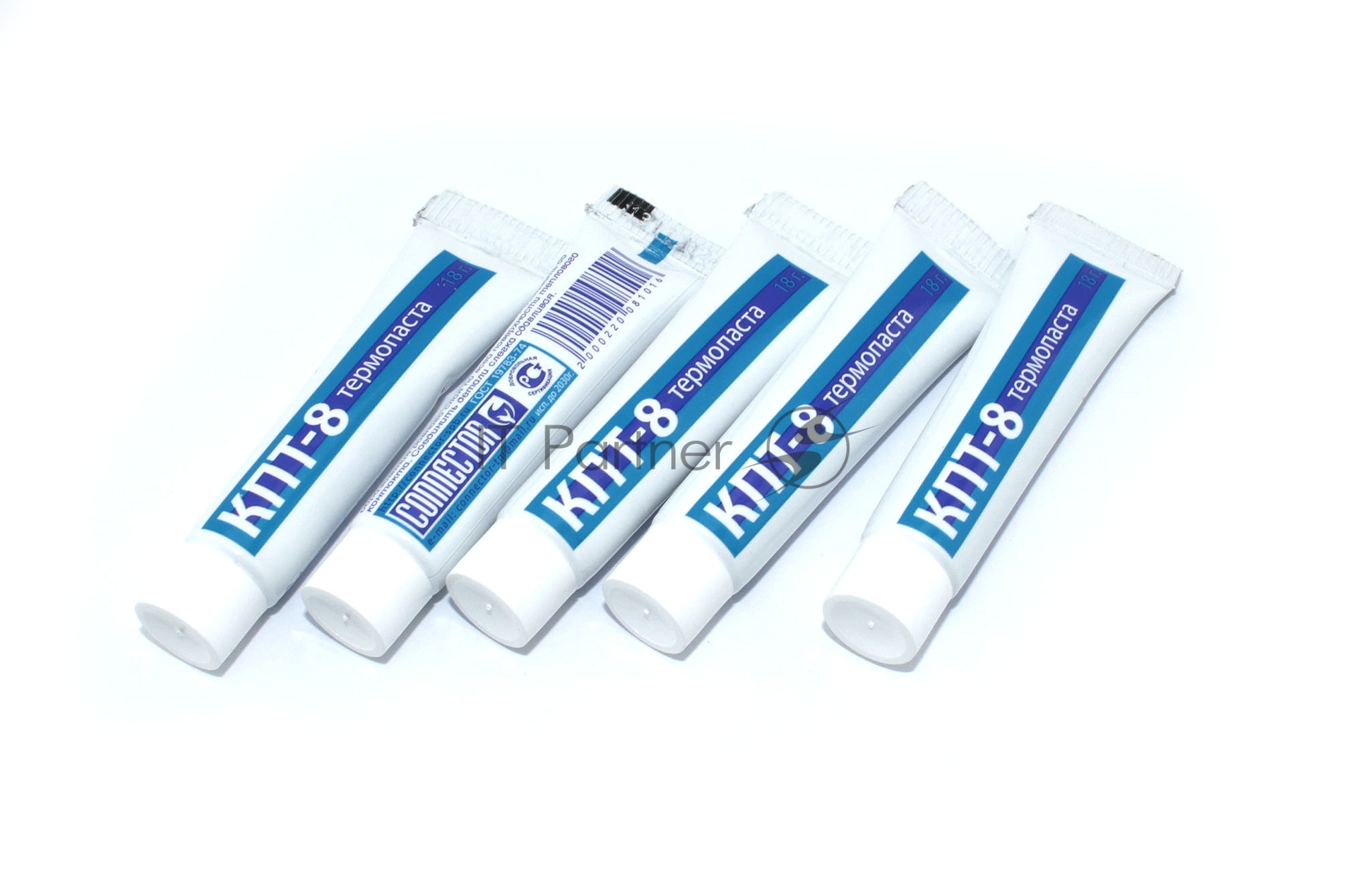 Термопаста КПТ-8 Connector тюбик 18гр. 5 шт