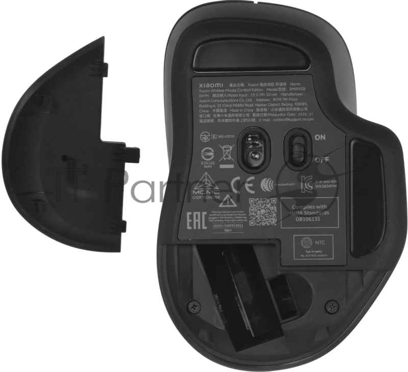 Мышь компьютерная Xiaomi Wireless Mouse Comfort Edition (Black) (BHR9359GL)