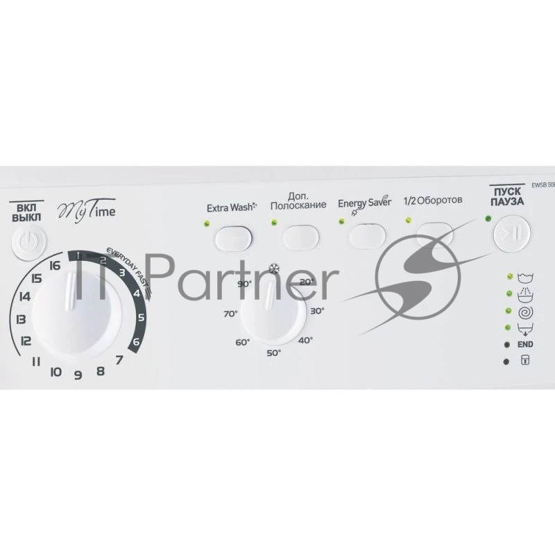 Стиральная машина Indesit EWSB 5085 CIS белый, загрузка фронтальная 5 кг, 800 об/мин., класс: А