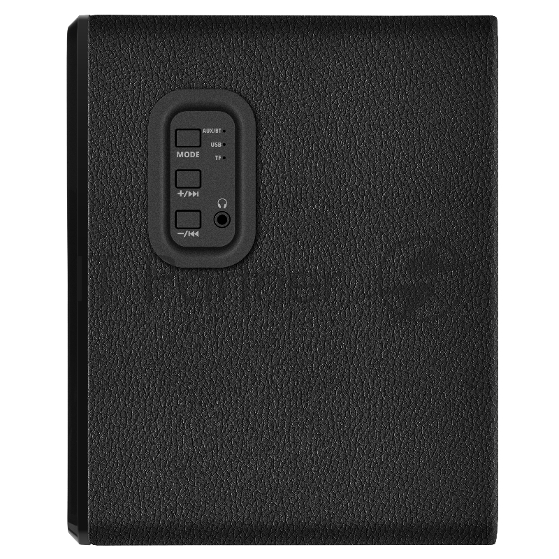 Колонки SVEN SPS-730 2.0 чёрные (2x25Вт , экокожа, USB/SD, пульт ДУ, Bluetooth)