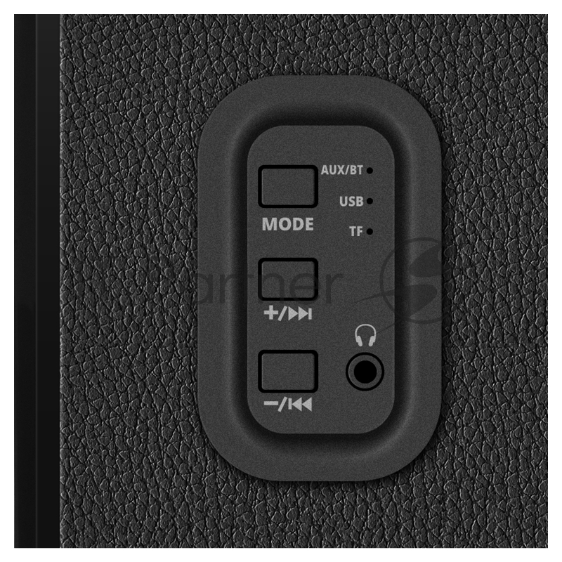 Колонки SVEN SPS-730 2.0 чёрные (2x25Вт , экокожа, USB/SD, пульт ДУ, Bluetooth)