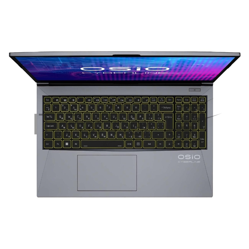Ноутбук OSIO CyberLine C150i-002 серый i5-12600H /NVidia RTX 4050/16/512/NoOS/(Ghz)/Gb/Ext: + не МПТ