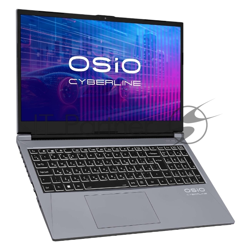 Ноутбук OSIO CyberLine C150i-002 серый i5-12600H /NVidia RTX 4050/16/512/NoOS/(Ghz)/Gb/Ext: + не МПТ