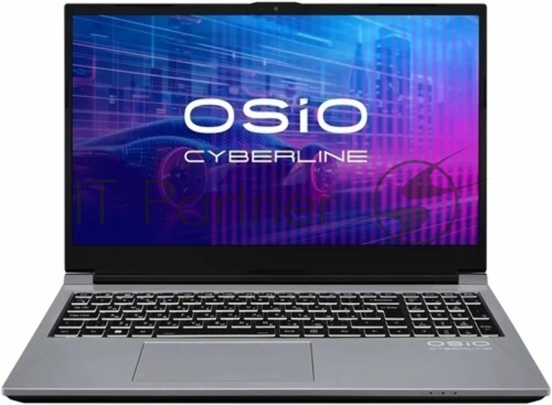 Ноутбук OSIO CyberLine C150i-001 серый i5-12600H /NVidia RTX 3050/16/512/NoOS/ (Ghz)/Gb/Ext: + не МПТ