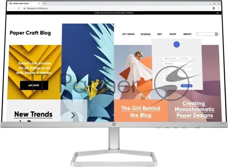 Монитор HP 23.8 Series 5 524sf черный IPS LED 16:9 HDMI матовая 300cd 178гр/178гр 1920x1080 100Hz VGA FHD 2.5кг