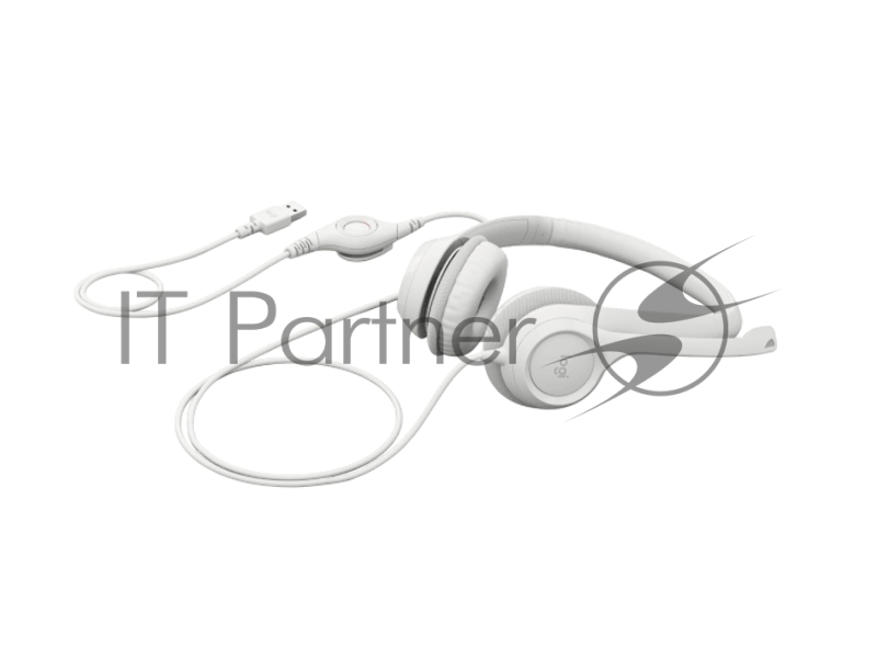 Гарнитура/ Headset Logitech H390 USB White
