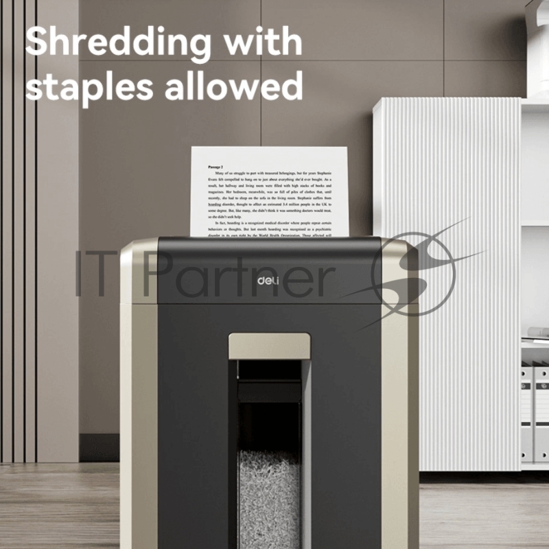 Уничтожитель бумаги Deli Шредер ET099