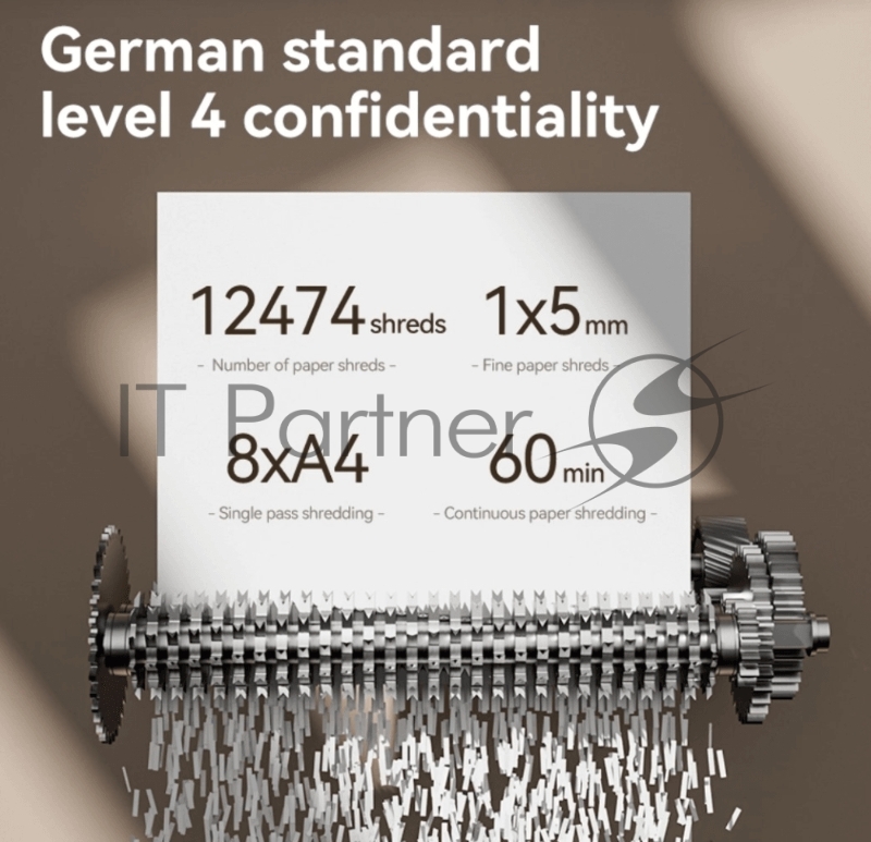 Уничтожитель бумаги Deli Шредер ET098