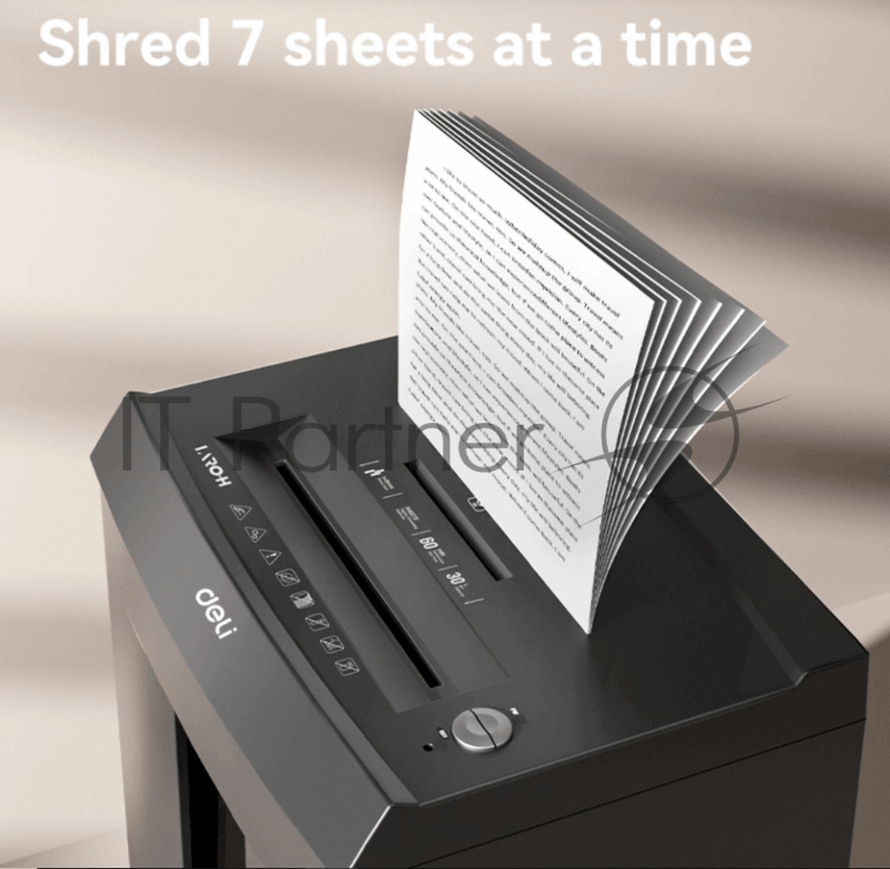 Уничтожитель бумаги (Шредер) Deli ET097