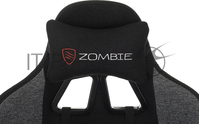 Кресло игровое Zombie Carry черный/серый крестов. пластик