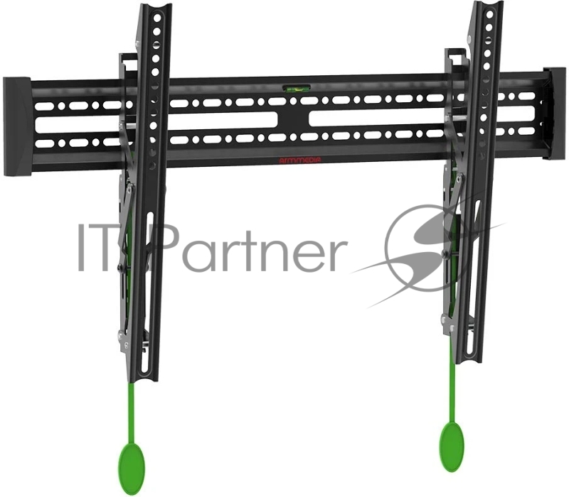 Кронштейн Arm media PLASMA-12 black Кр. стал. наст. для TV 35-75, max 60 кг, 1 ст св., нак. 0°-12° от ст. 37 мм, max VESA 600x400 мм.