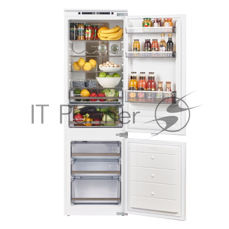 Встраиваемый холодильник Maunfeld MBF177NFWHGR Inverter