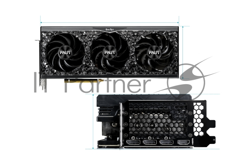 Видеокарта Palit GeForce RTX 4090 GameRock 24Gb 384bit GDDR6X