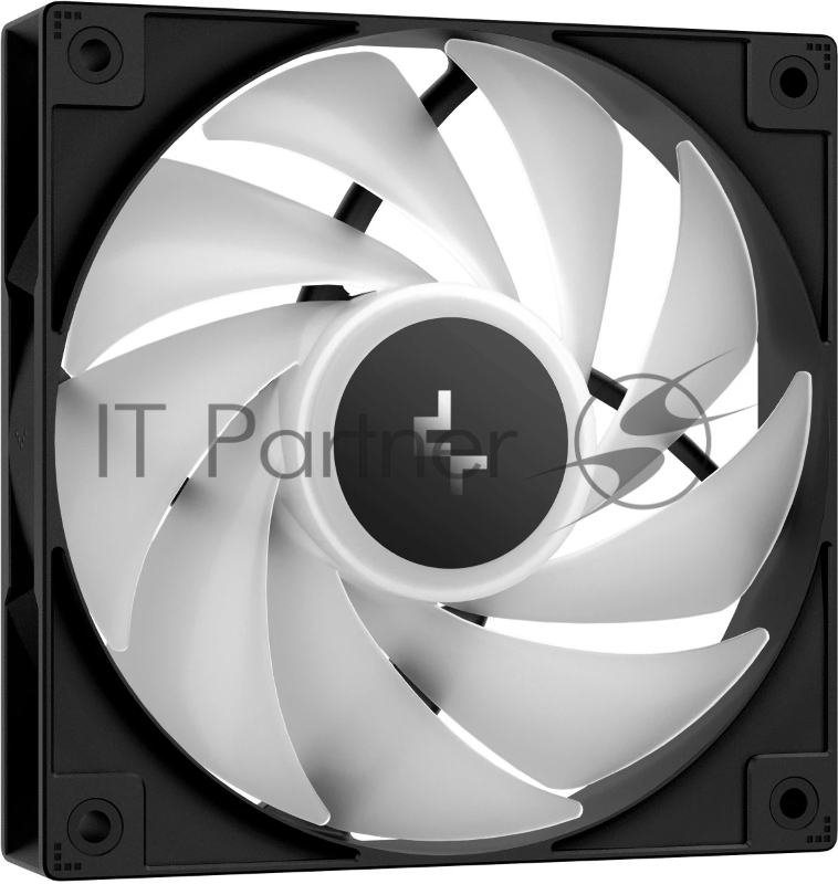 Кулер для процессора DEEPCOOL AG400 BK ARGB V2 черный 120мм алюминий+медь 2100rpm 31.6db 4-pin 220W 154мм