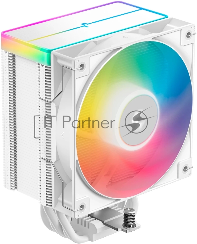 Кулер для процессора DEEPCOOL AG500 WH ARGB V2 белый 120мм алюминий+медь 1850rpm 29.4db 4-pin 240W 155мм