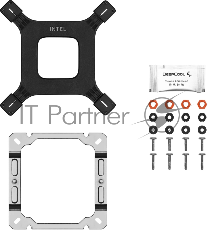 Кулер для процессора DEEPCOOL AG500 WH ARGB V2 белый 120мм алюминий+медь 1850rpm 29.4db 4-pin 240W 155мм