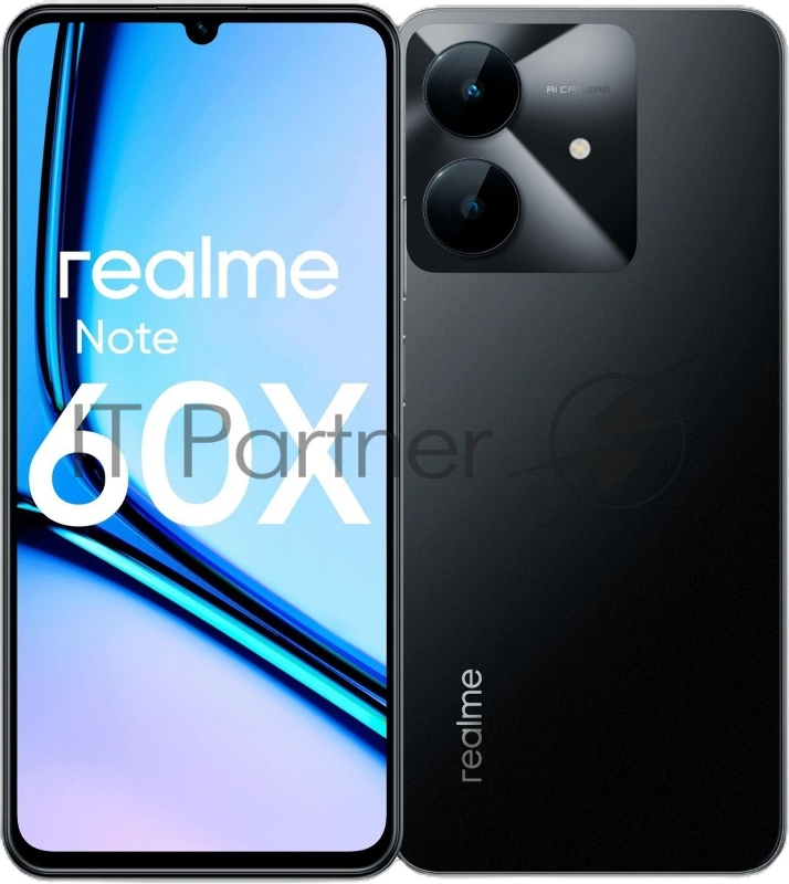 Смартфон Realme Note 60х, 4/128Gb, черный