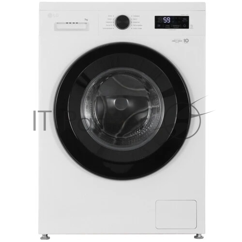 Стиральная машина LG F2Y1HS6W белая, загрузка фронтальная 7кг, 1200 об/мин., класс: A