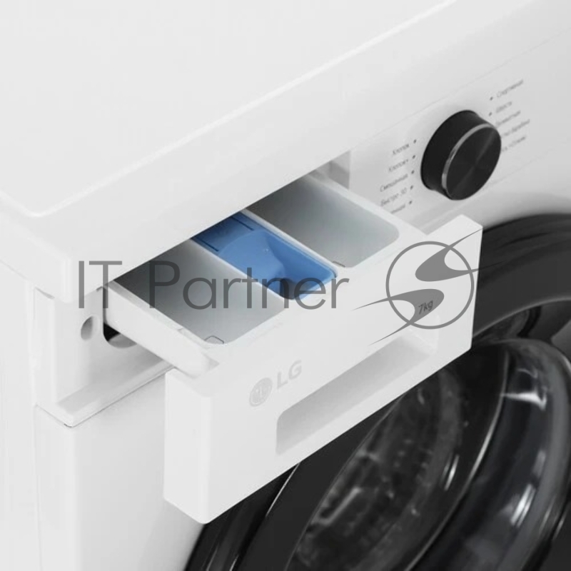 Стиральная машина LG F2Y1HS6W белая, загрузка фронтальная 7кг, 1200 об/мин., класс: A