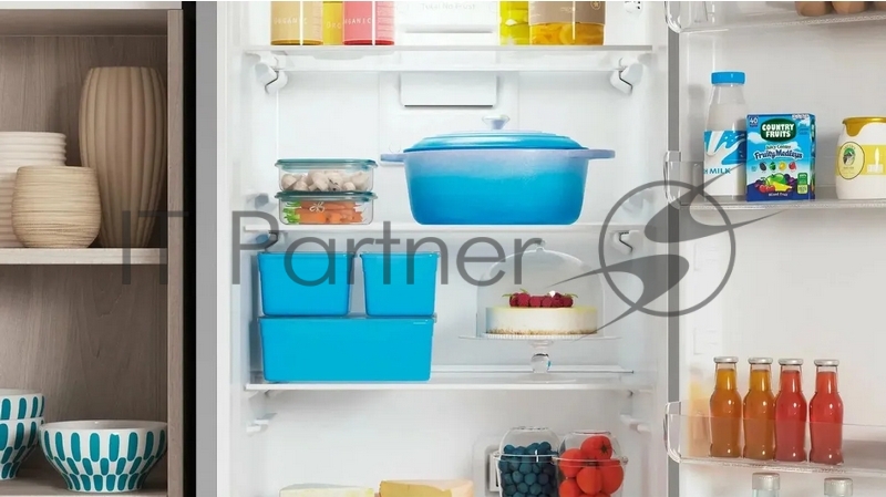 Холодильник Indesit ITS 4180 G серебристый двухкамерный 220/78л морозилка снизу, No Frost