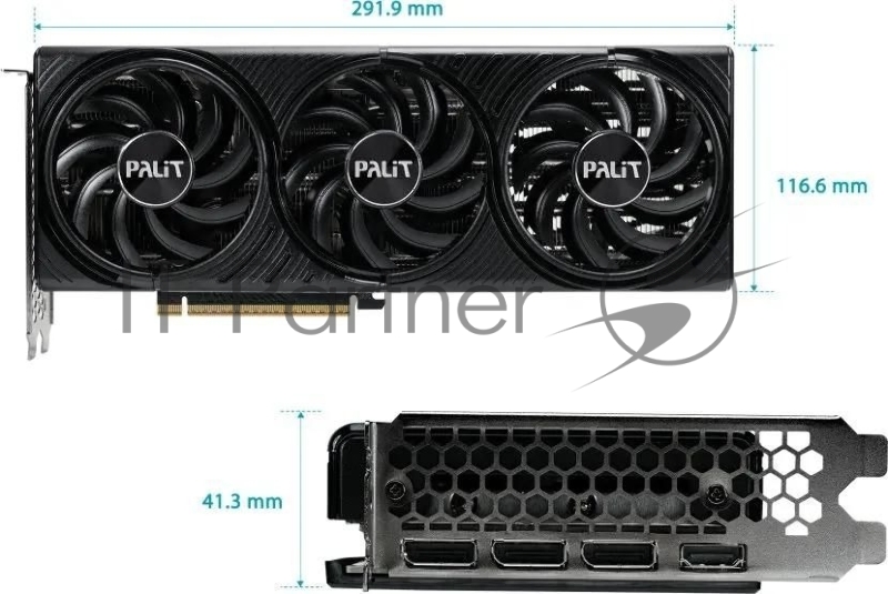 Видеокарта Palit PCI-E RTX5070 Infinity 3 NVIDIA GeForce RTX 5070 12Gb 192bit GDDR7 2325/28000 HDMIx1 DPx3 HDCP Ret