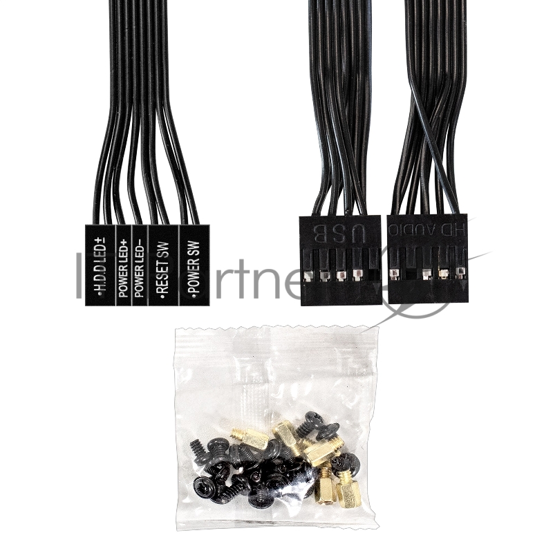 Корпус Minitower ExeGate BAA-403-AAA400 (mATX, БП AAA400 с вент. 8см, 2*USB, HD Audio, черный)