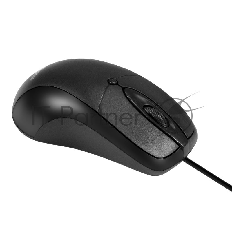 Мышь ExeGate Professional Standard B100L (USB, оптическая, 1000dpi, 3D, 3 кнопки и колесо прокрутки, длина кабеля 2м, черный, Color Box)