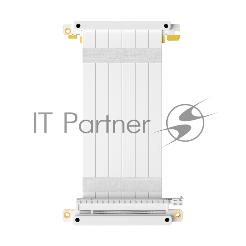 Кабель для корпуса/ Cable PCCooler PCI-Express4.0 PCIE 3.0/PCIE 4.0 X16 Graphics Card Extension Cable 185mm (PCI-E3.0 WH) White