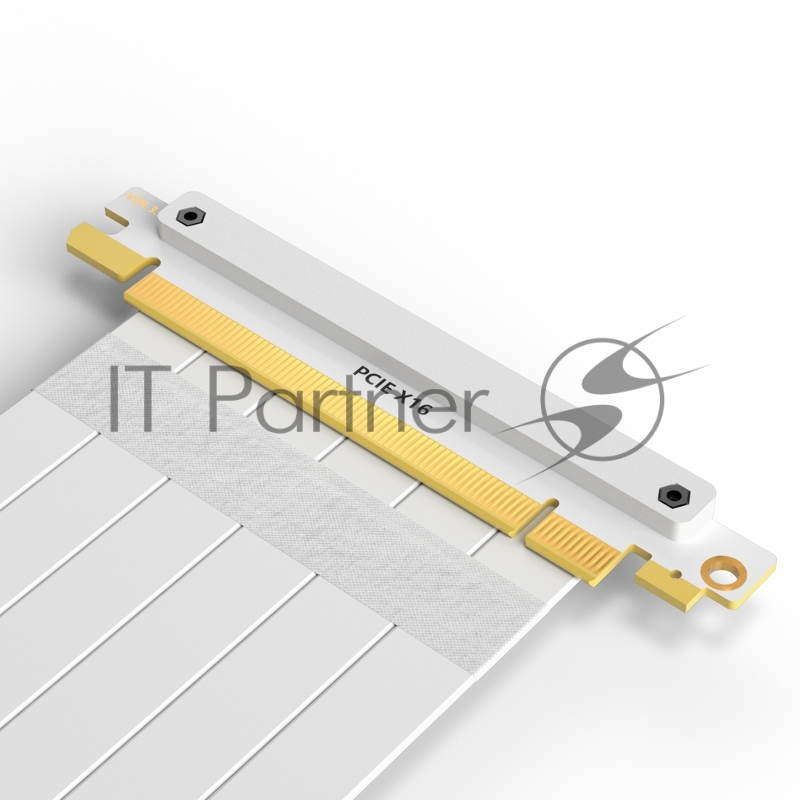 Кабель для корпуса/ Cable PCCooler PCI-Express4.0 PCIE 3.0/PCIE 4.0 X16 Graphics Card Extension Cable 185mm (PCI-E3.0 WH) White