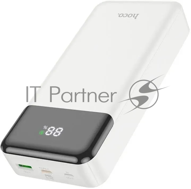 Мобильный аккумулятор Hoco J102A Cool figure 20000mAh QC/PD 20W 5A USB-A/USB-C белый (J102A COOL FIGURE WHITE)