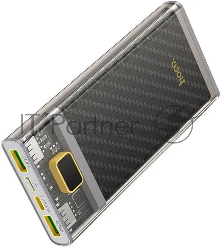 Мобильный аккумулятор Hoco J103 Discovery edition 10000mAh QC/PD 22.5W 5A 2xUSB-A/USB-C серый (J103 DISCOVERY EDITION GRAY)