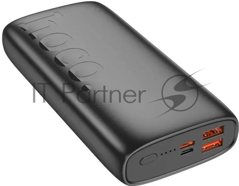 Мобильный аккумулятор Hoco J122A Respect 20000mAh QC/PD 22.5W 3A USB-A/USB-C черный
