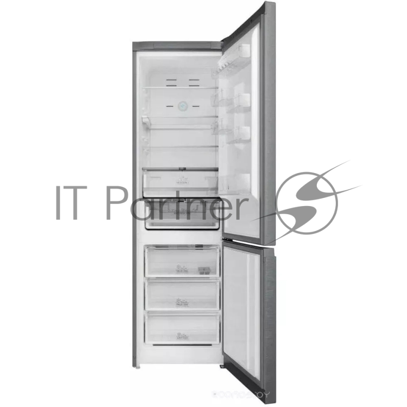 Холодильник Hotpoint HT 7201I MX O3 нержавеющая сталь двухкамерный 239/83 л морозилка снизу, No Frost