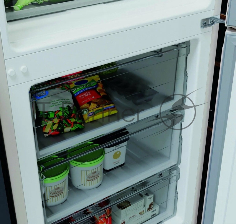 Холодильник Hotpoint HT 4200 AB мраморный двухкамерный 247/78 л морозилка снизу, No Frost