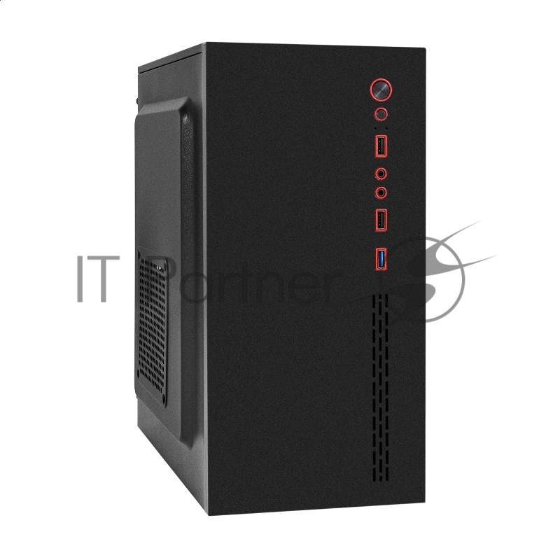 Корпус Minitower ExeGate BAA-403U-AAA450 (mATX, БП AAA450 с вент. 8см, 1*USB+1*USB3.0, HD Audio, черный)