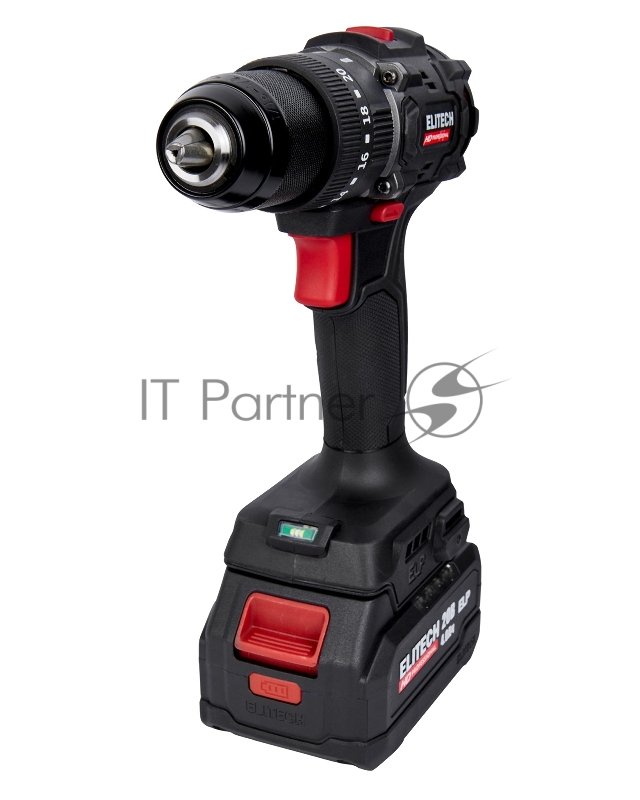 Дрель-шуруповерт Elitech CD 20ISL2 (E2201.041.02) 80Вт аккум. патрон:быстрозажимной (кейс в комплекте) (205723)