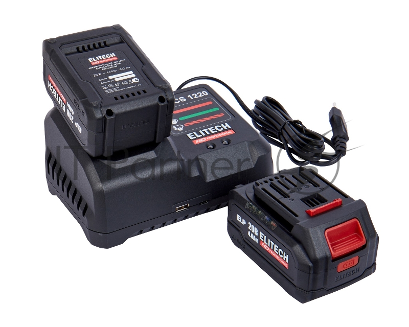 Дрель-шуруповерт Elitech CD 20ISL2 (E2201.041.02) 80Вт аккум. патрон:быстрозажимной (кейс в комплекте) (205723)