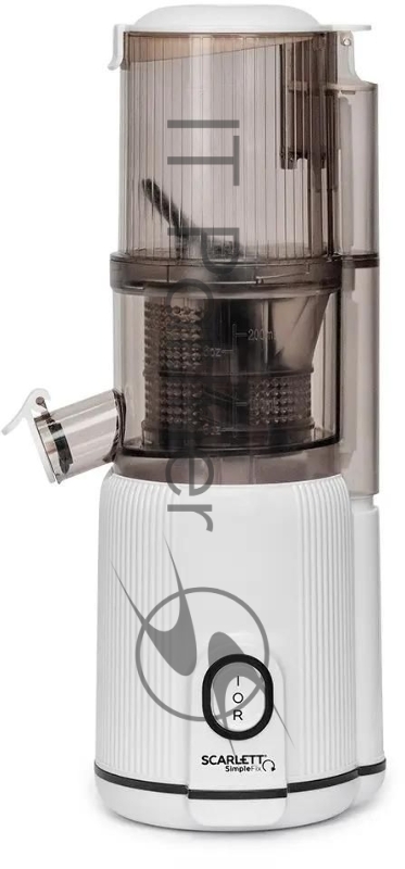 Соковыжималка шнековая Scarlett SC-JE50S63 400Вт рез.сок.:600мл. белый