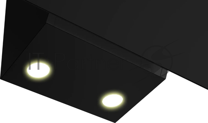 Вытяжка каминная Hotpoint HPHV 63LT BL, кнопочное управление, Черный